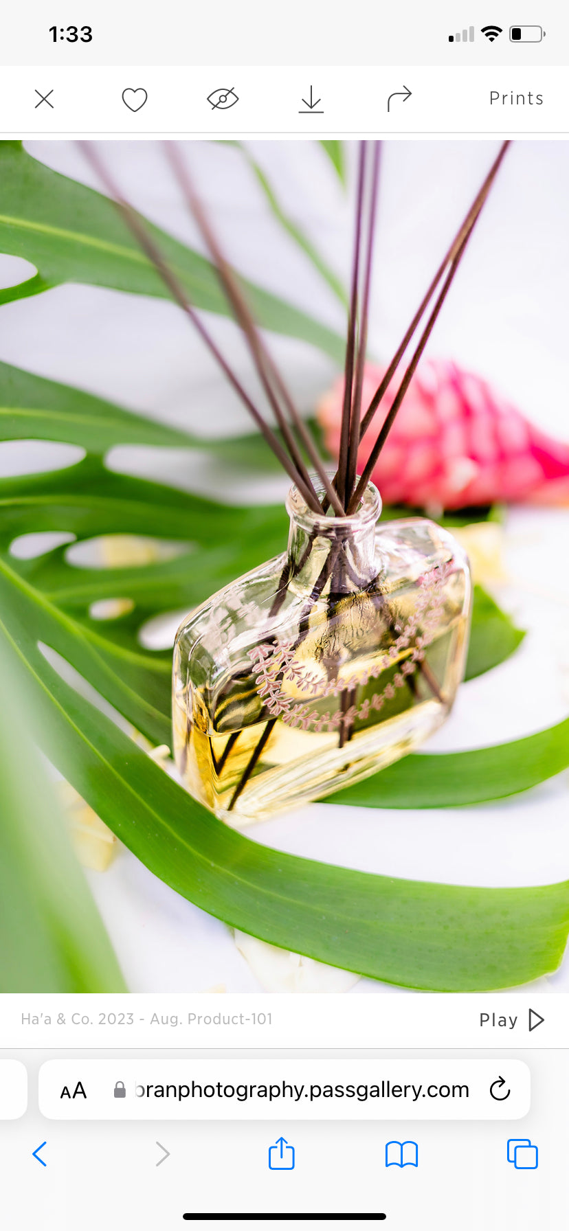 Luxury Lei Reed Diffuser in LIGHT BROWN